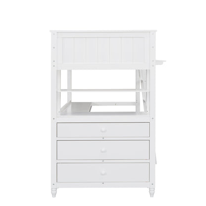 Loft Bed With Drawers With Desk And Shelves - The Sleep Loft - Online Mattress Showroom NYC