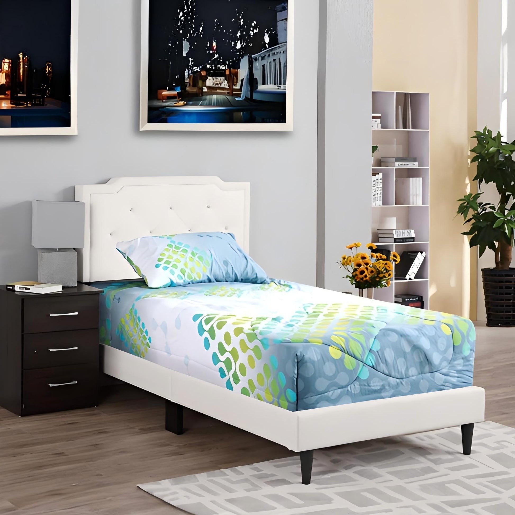 Button Tufted Bed Charming For Cozy Spaces - The Sleep Loft - Online Mattress Showroom NYC