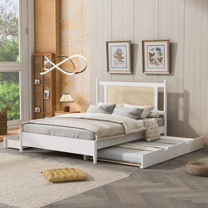 Platform Bed With 2 Big Drawers & Trundle - The Sleep Loft - Online Mattress Showroom NYC