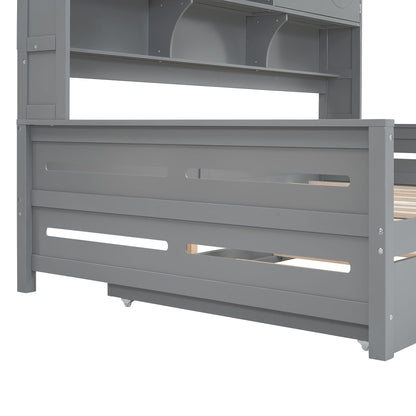 Daybed With All-In-One Cabinet And Shelf - The Sleep Loft - Online Mattress Showroom NYC