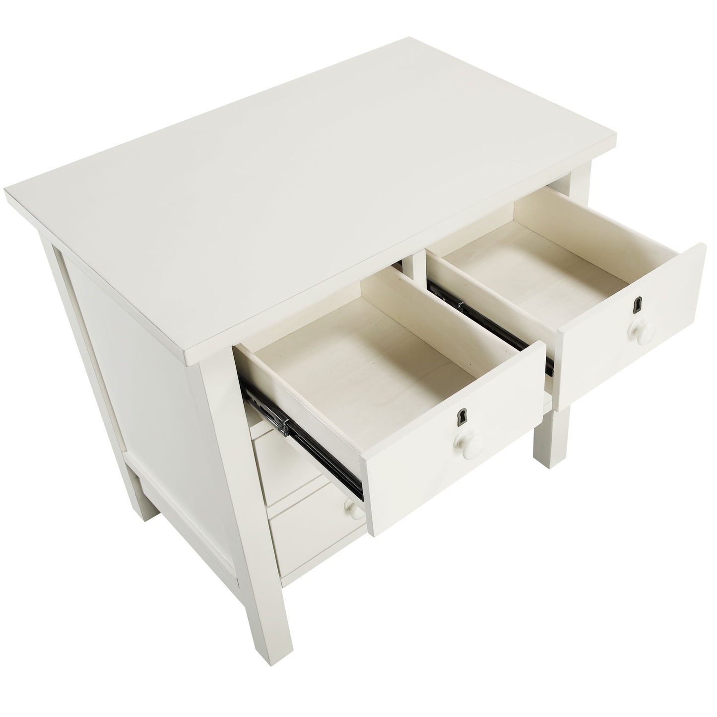 Georgina - 4 Drawer Storage Nightstand - The Sleep Loft - Online Mattress Showroom NYC