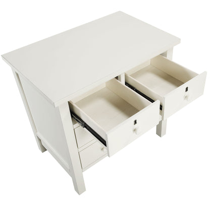 Georgina - 4 Drawer Storage Nightstand - The Sleep Loft - Online Mattress Showroom NYC