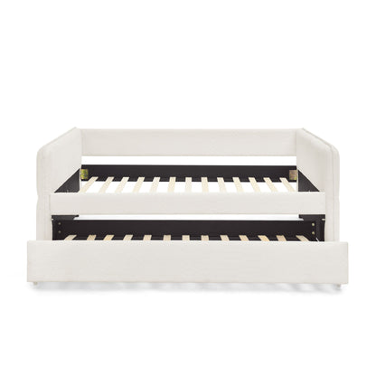 Upholstered Daybed With Pop Up Trundle - The Sleep Loft - Online Mattress Showroom NYC