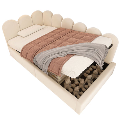 Upholstered Daybed With Metal Slatted Base - The Sleep Loft - Online Mattress Showroom NYC