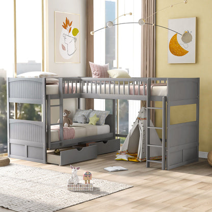 Bunk Bed With Loft And 2 Drawers - The Sleep Loft - Online Mattress Showroom NYC