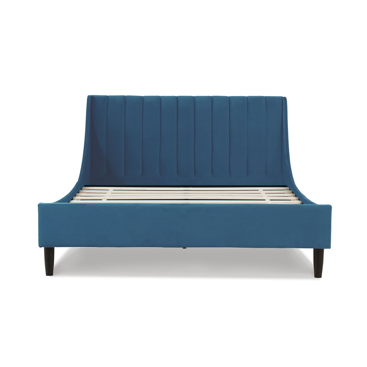 Aspen - Vertical Tufted Modern Headboard Platform Bed Set - The Sleep Loft - Online Mattress Showroom NYC