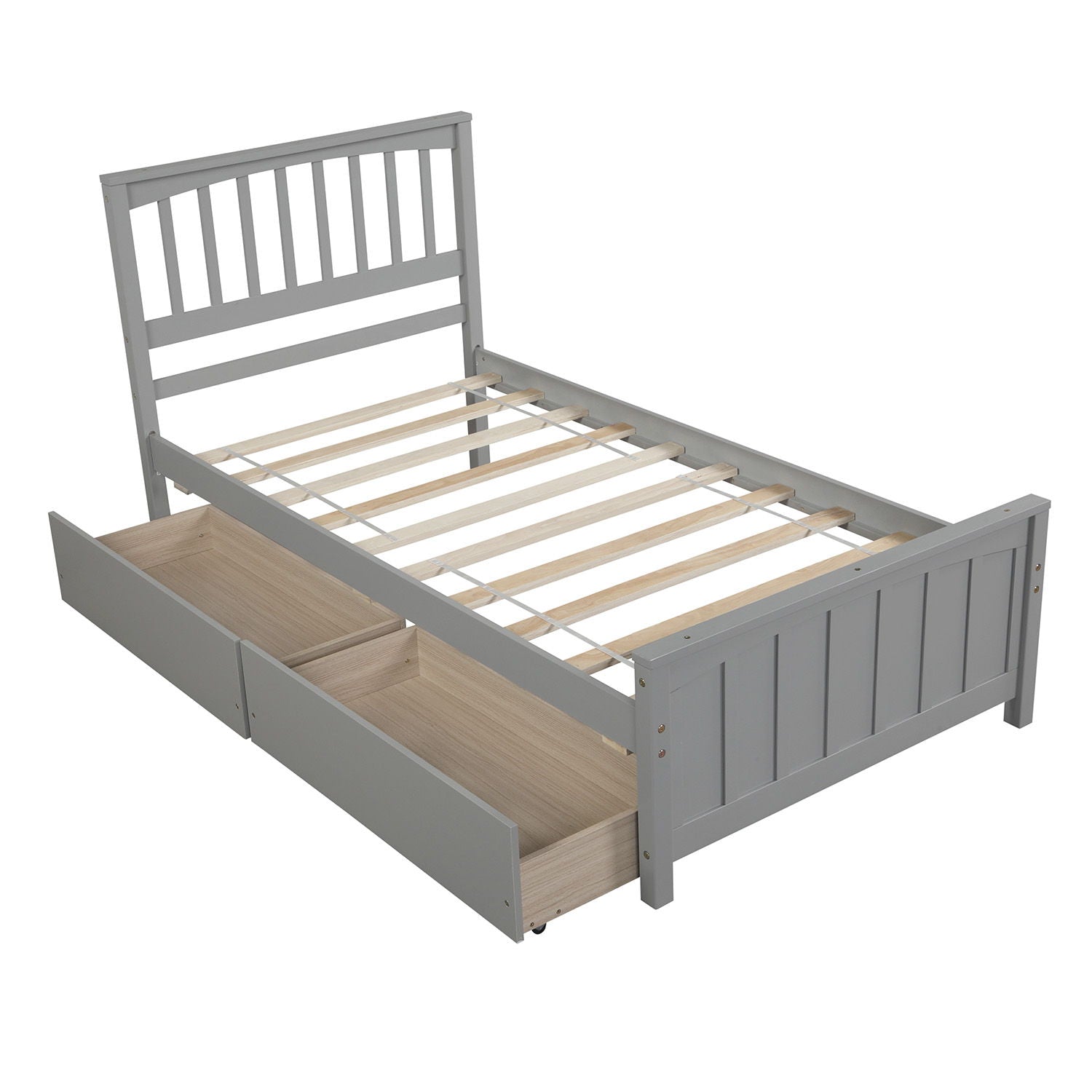 Platform Bed With Two Drawers - The Sleep Loft - Online Mattress Showroom NYC