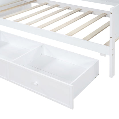 Daybed With 3 Drawers USB Ports And Desk - The Sleep Loft - Online Mattress Showroom NYC