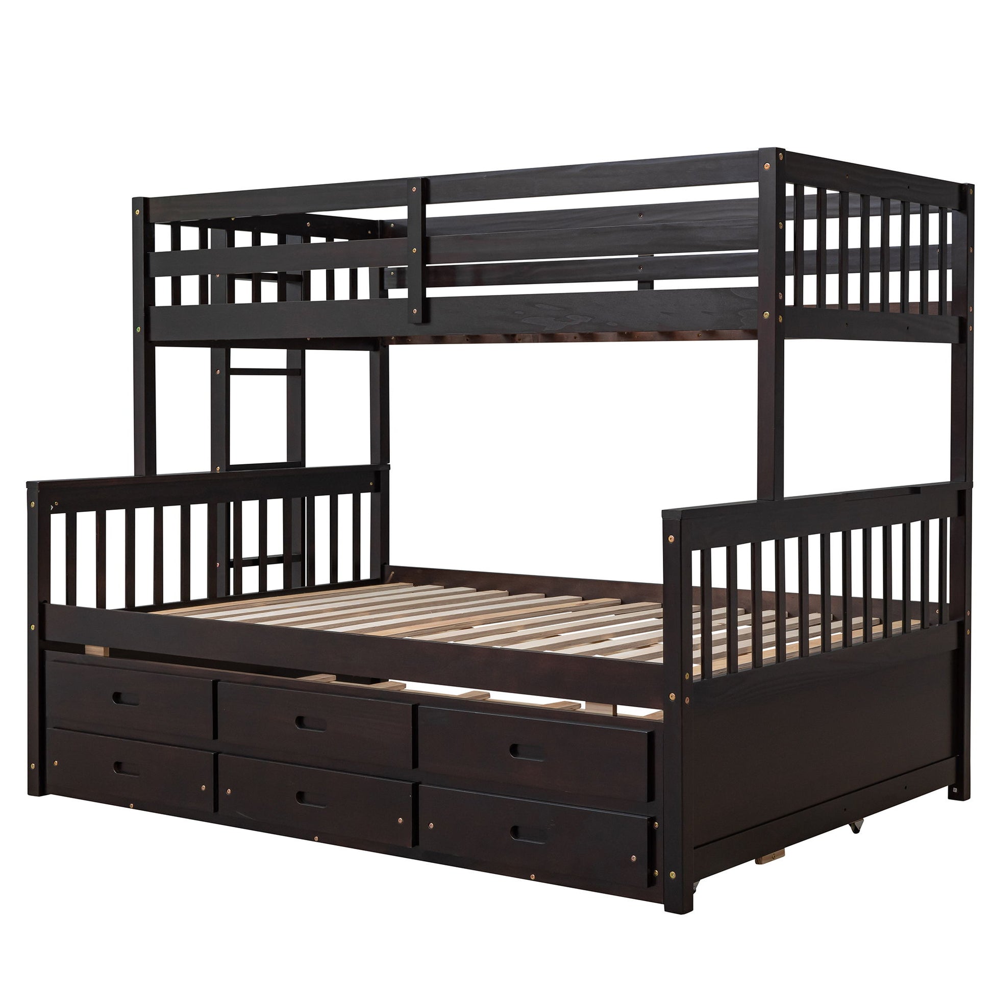 Bunk Bed With Twin Size Trundle And Drawers - The Sleep Loft - Online Mattress Showroom NYC