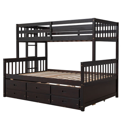 Bunk Bed With Twin Size Trundle And Drawers - The Sleep Loft - Online Mattress Showroom NYC