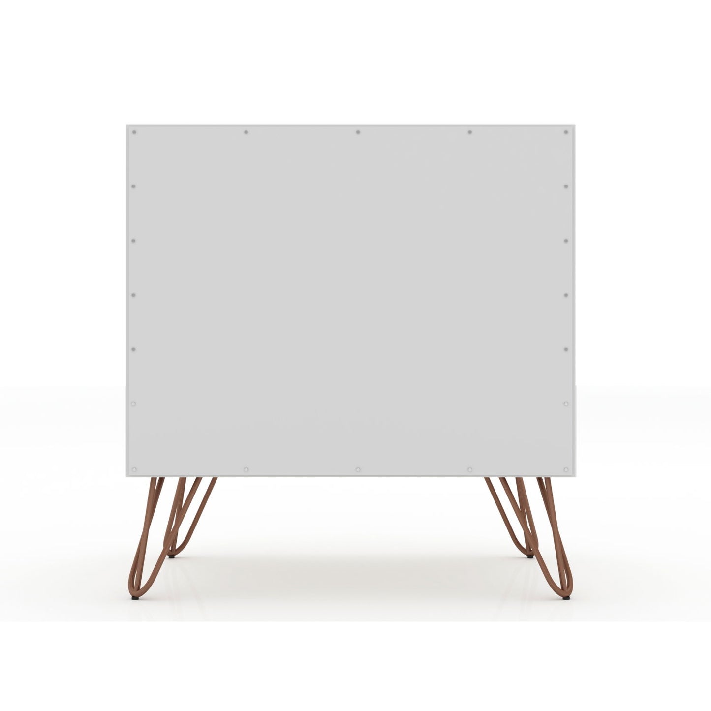 Rockefeller - Nightstand With 2 Drawers - White - The Sleep Loft - Online Mattress Showroom NYC