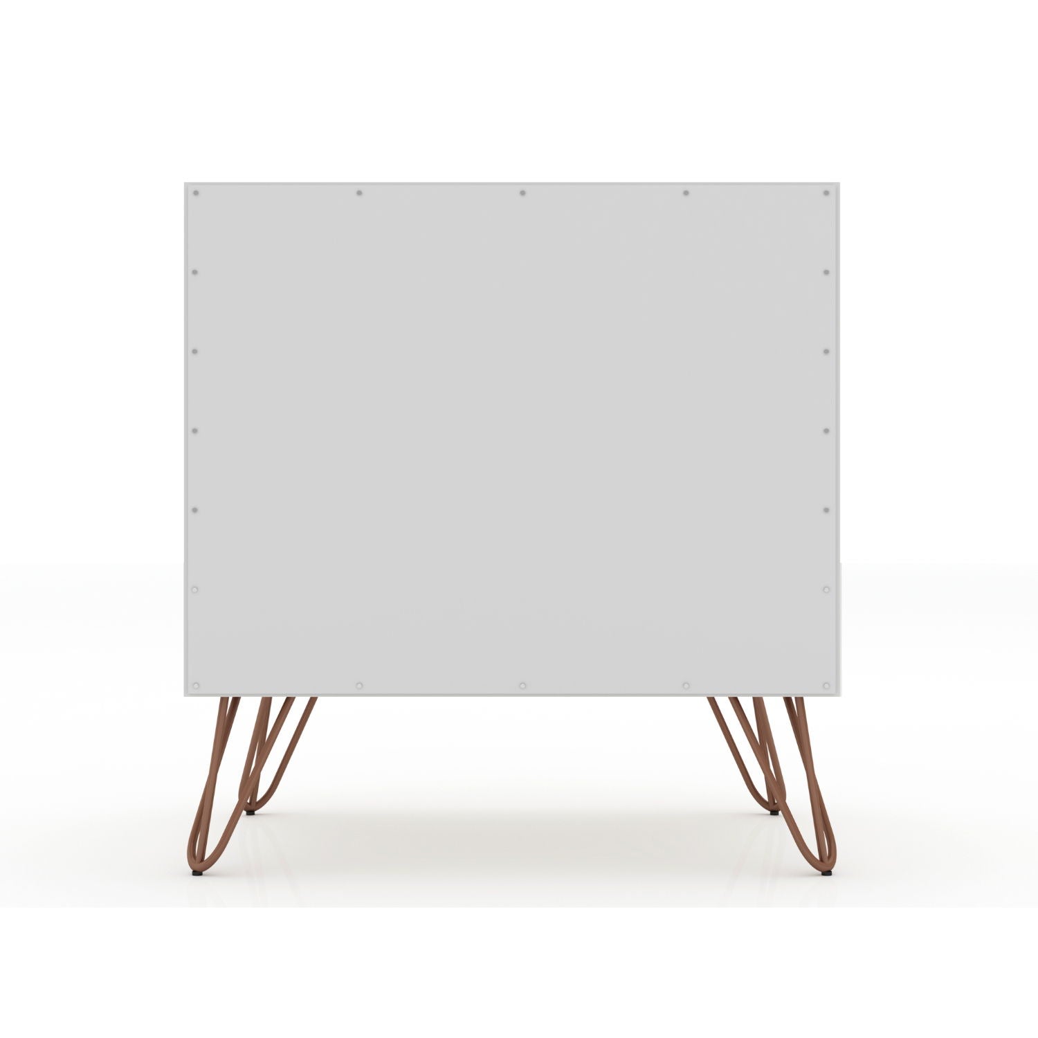 Rockefeller - Nightstand With 2 Drawers - White - The Sleep Loft - Online Mattress Showroom NYC