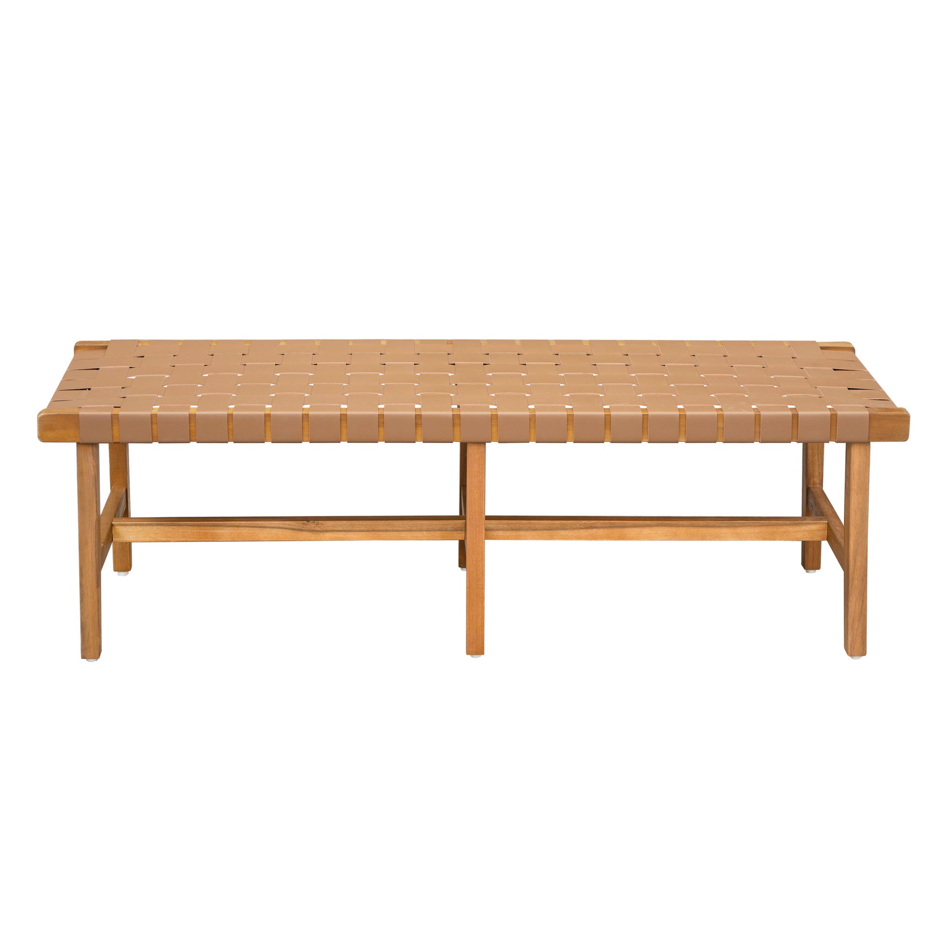 Bedroom Bench - Acacia Wood - The Sleep Loft - Online Mattress Showroom NYC