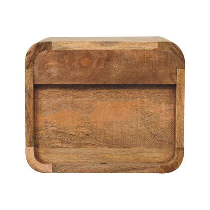 Mini Floating Open Bedside - Oak - The Sleep Loft - Online Mattress Showroom NYC