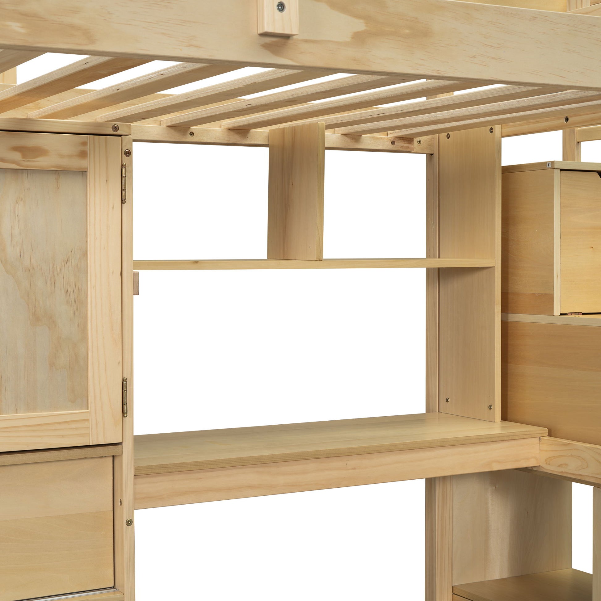 Loft Bed With Built In Desk And Staircase - The Sleep Loft - Online Mattress Showroom NYC