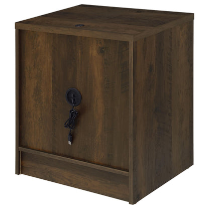 Geary - 2 Drawer Nightstand With LED Lights And USB Charging Ports - The Sleep Loft - Online Mattress Showroom NYC