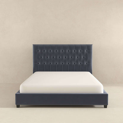 Donald - Mid-Century Modern Upholstered Platform Bed - The Sleep Loft - Online Mattress Showroom NYC