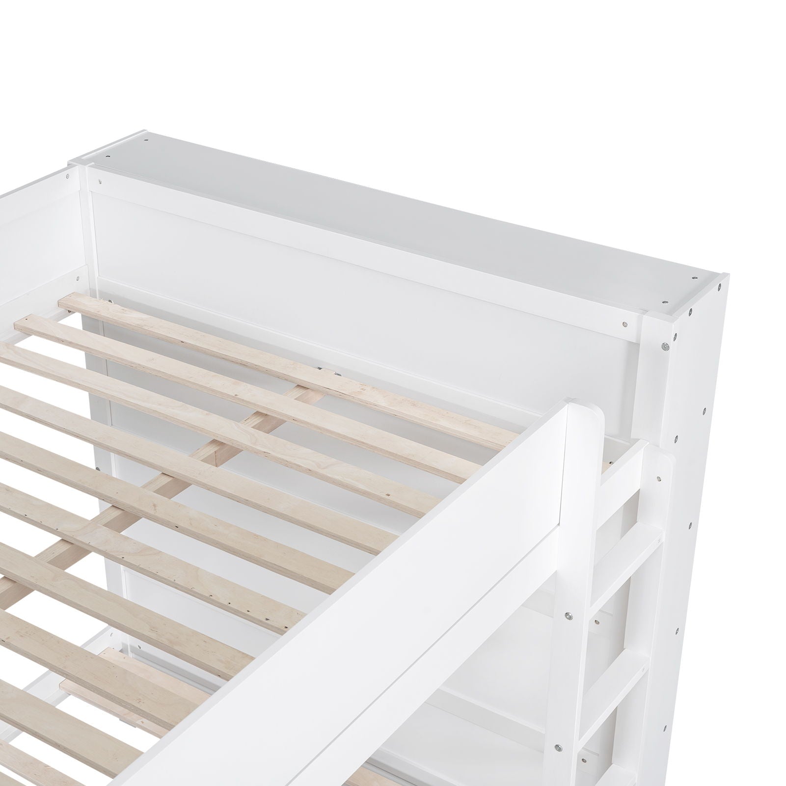Bunk Bed With 2 Drawers And Multi Layer Cabinet - The Sleep Loft - Online Mattress Showroom NYC