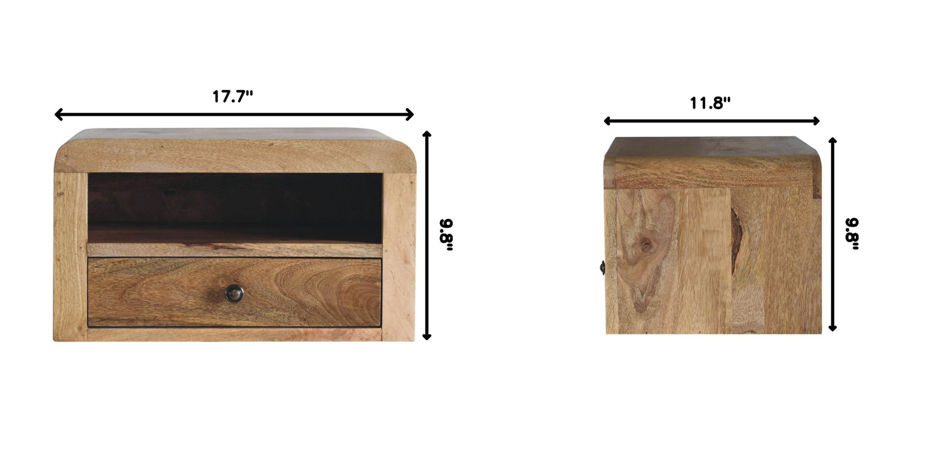 Chunky - Floating Bedside Nightstand - The Sleep Loft - Online Mattress Showroom NYC