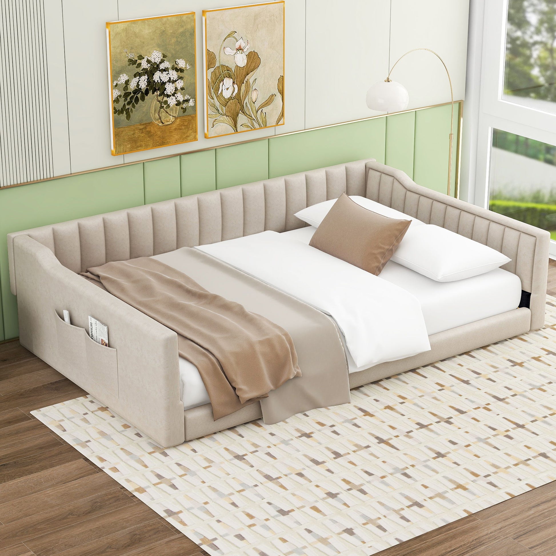 Daybed With Side Storage Pocket - The Sleep Loft - Online Mattress Showroom NYC