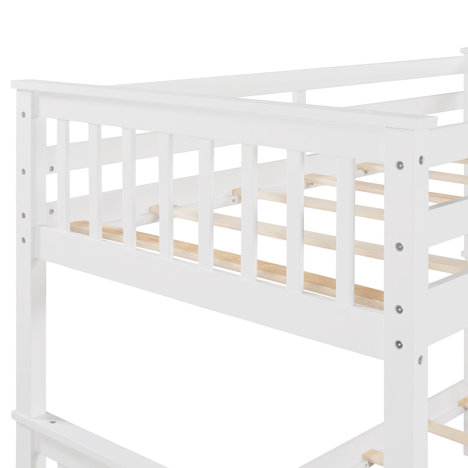 Bunk Bed With Ladders And 2 Storage Drawers - The Sleep Loft - Online Mattress Showroom NYC