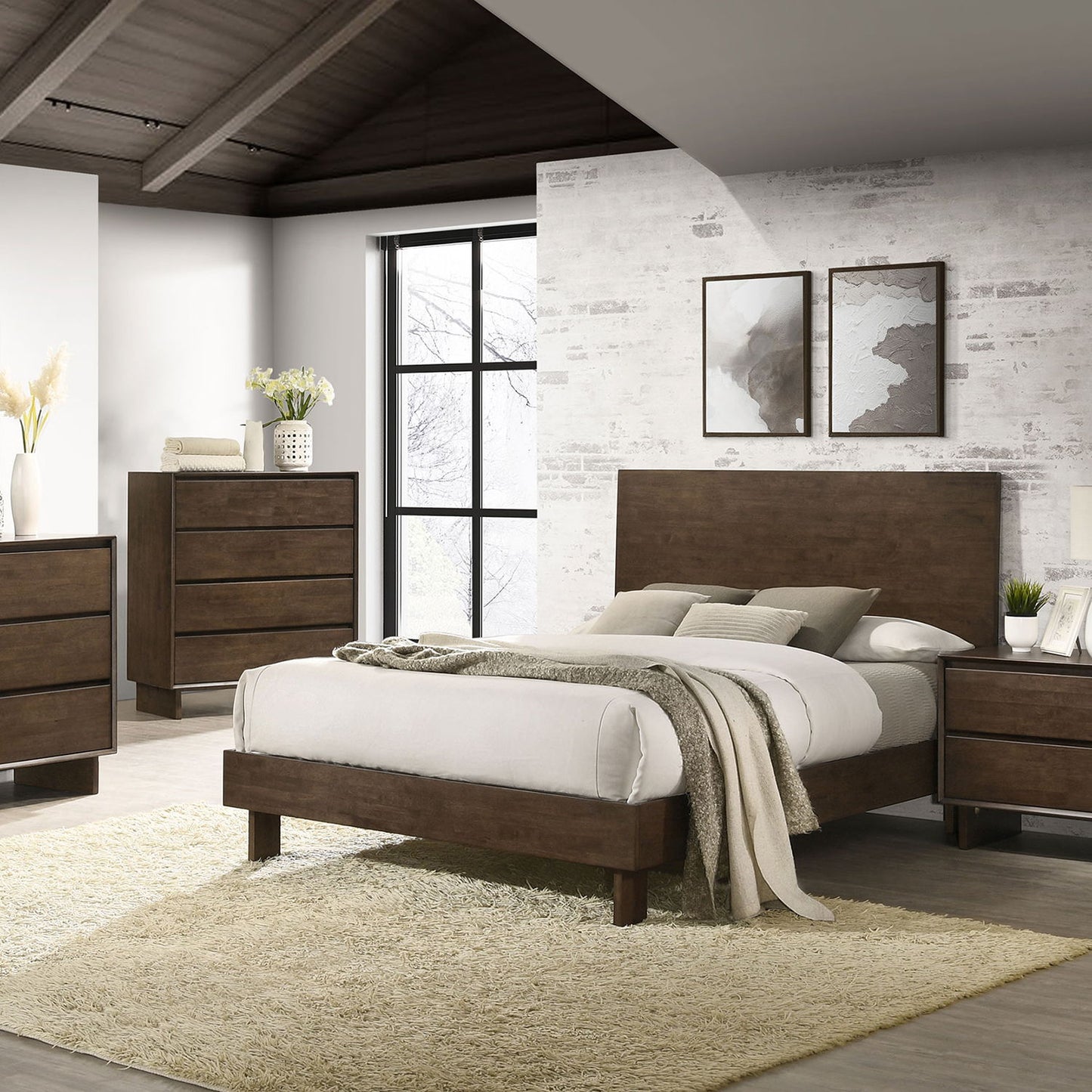 Hemlock - Platform Bed With Tall Headboard - The Sleep Loft - Online Mattress Showroom NYC