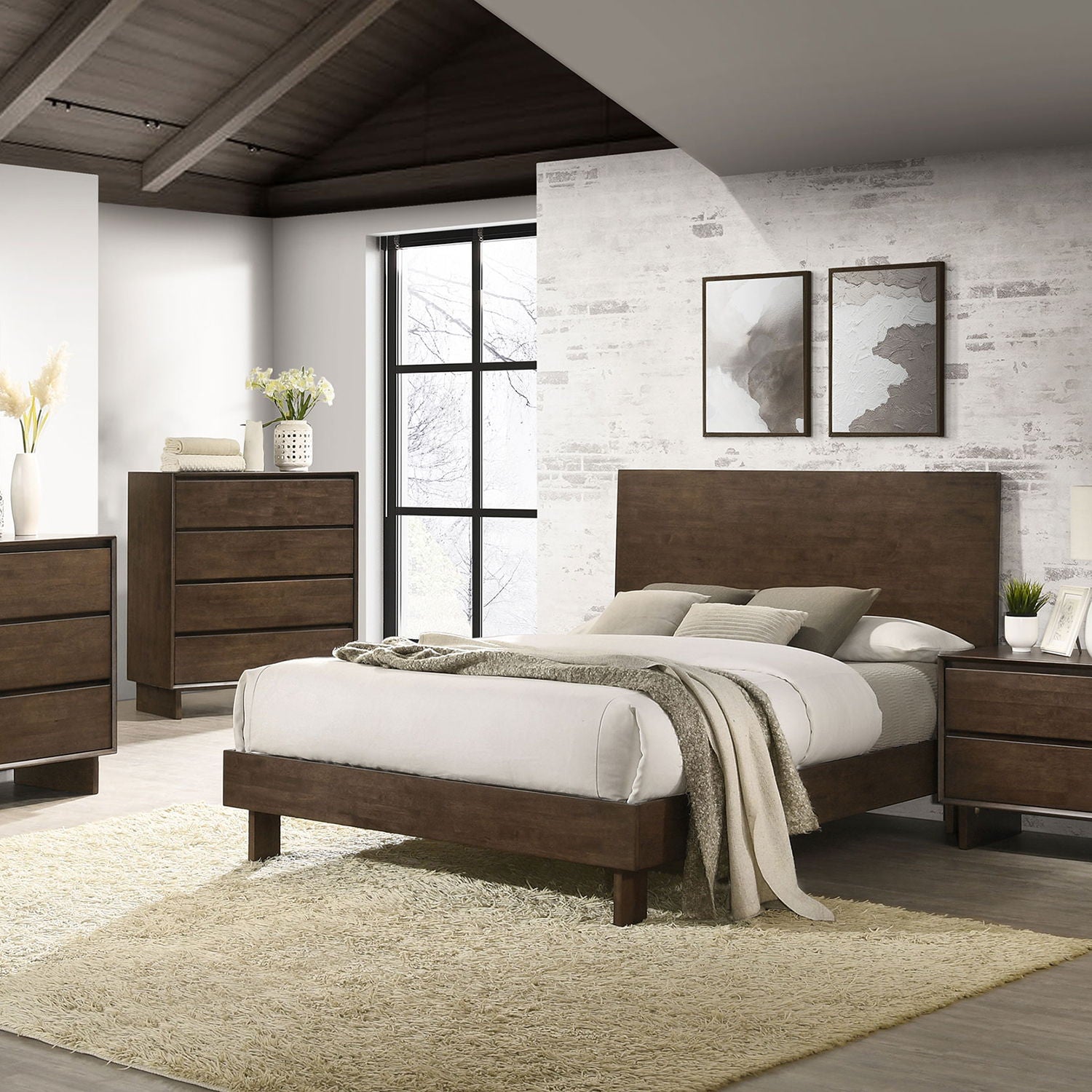 Hemlock - Platform Bed With Tall Headboard - The Sleep Loft - Online Mattress Showroom NYC