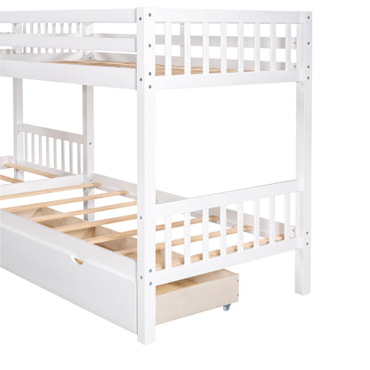L Shaped Bunk Bed With Drawers - The Sleep Loft - Online Mattress Showroom NYC