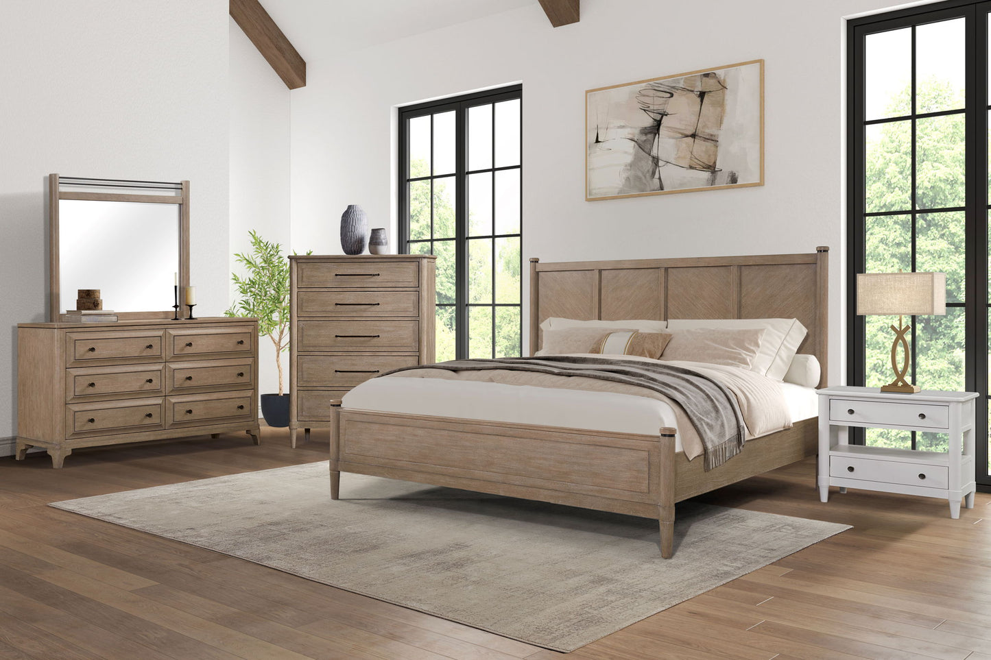 Transitional Style Lo-Post Bed - The Sleep Loft - Online Mattress Showroom NYC