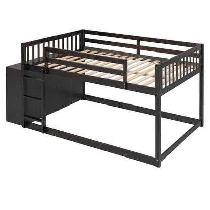 Bunk Bed With 4 Drawers And 3 Shelves - The Sleep Loft - Online Mattress Showroom NYC