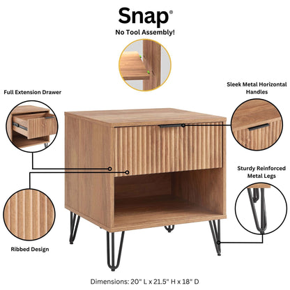 Dumbo - Modern Nightstand - The Sleep Loft - Online Mattress Showroom NYC