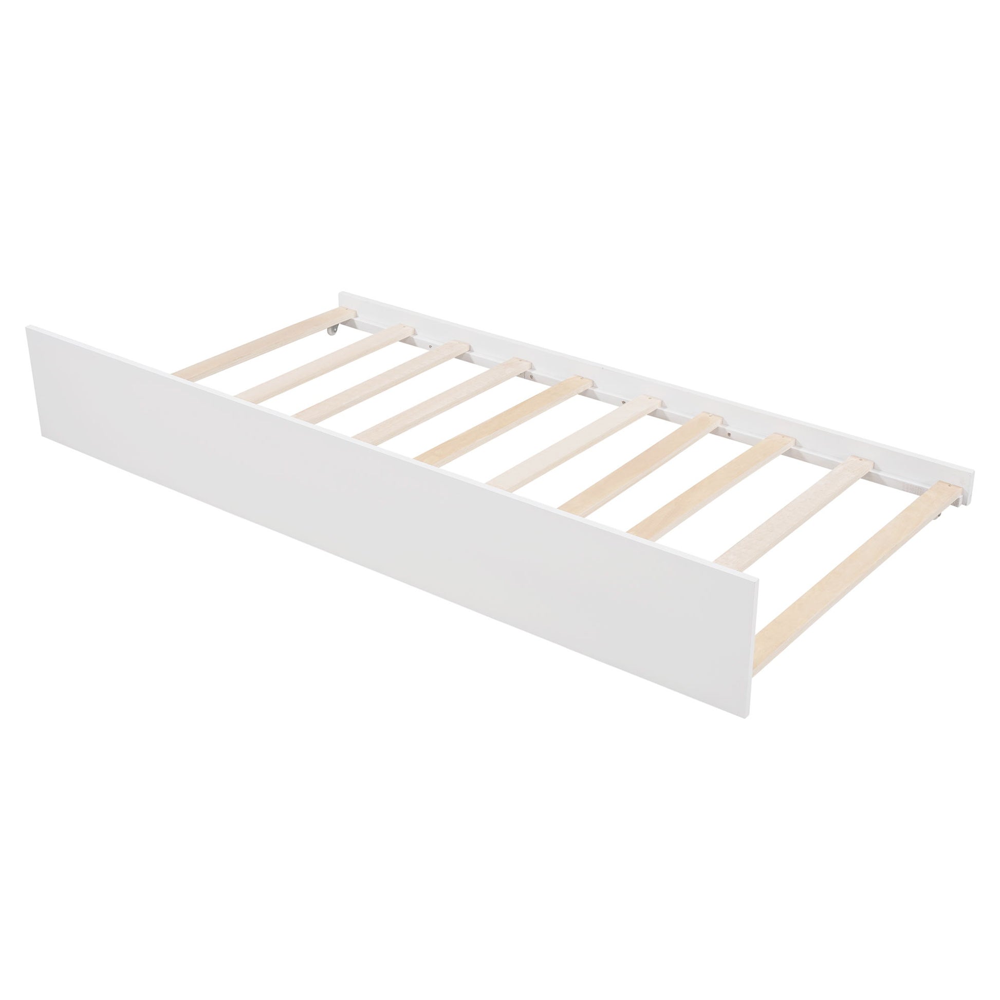 Twin Size Classic House Bed With Twin Size Trundle - White - The Sleep Loft - Online Mattress Showroom NYC