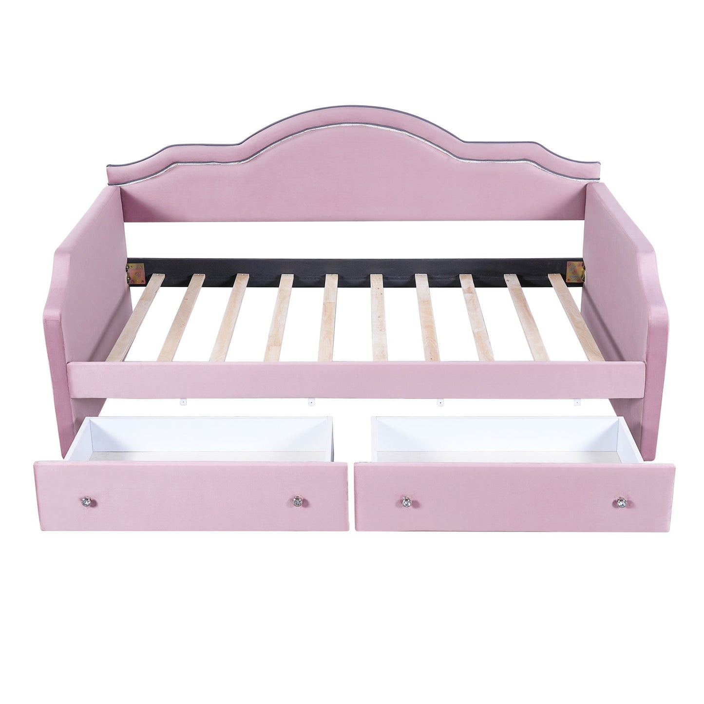 Upholstered Daybed With LED Lights And 2 Drawersme - The Sleep Loft - Online Mattress Showroom NYC