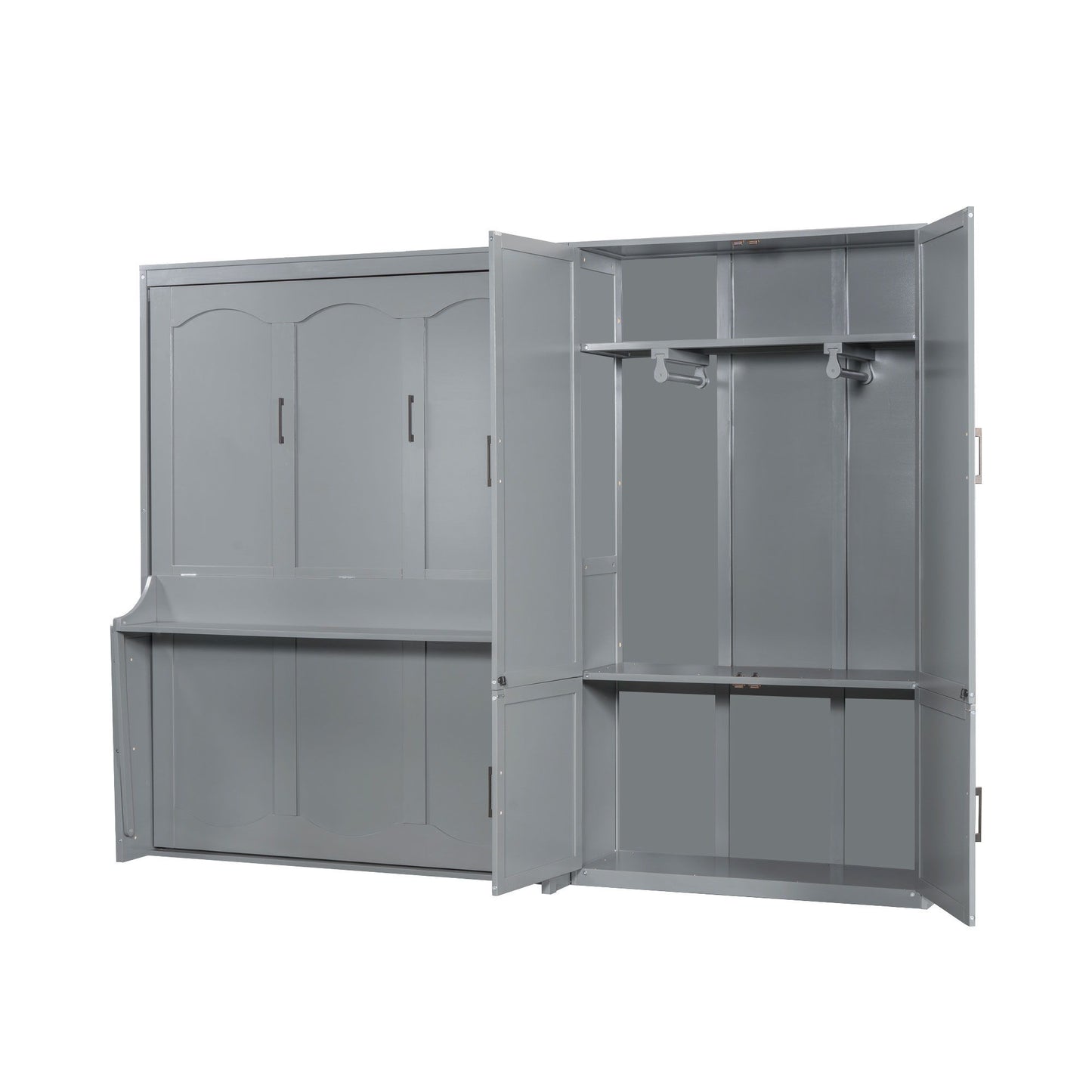 Murphy Elegant Wall Bed With Closet - The Sleep Loft - Online Mattress Showroom NYC