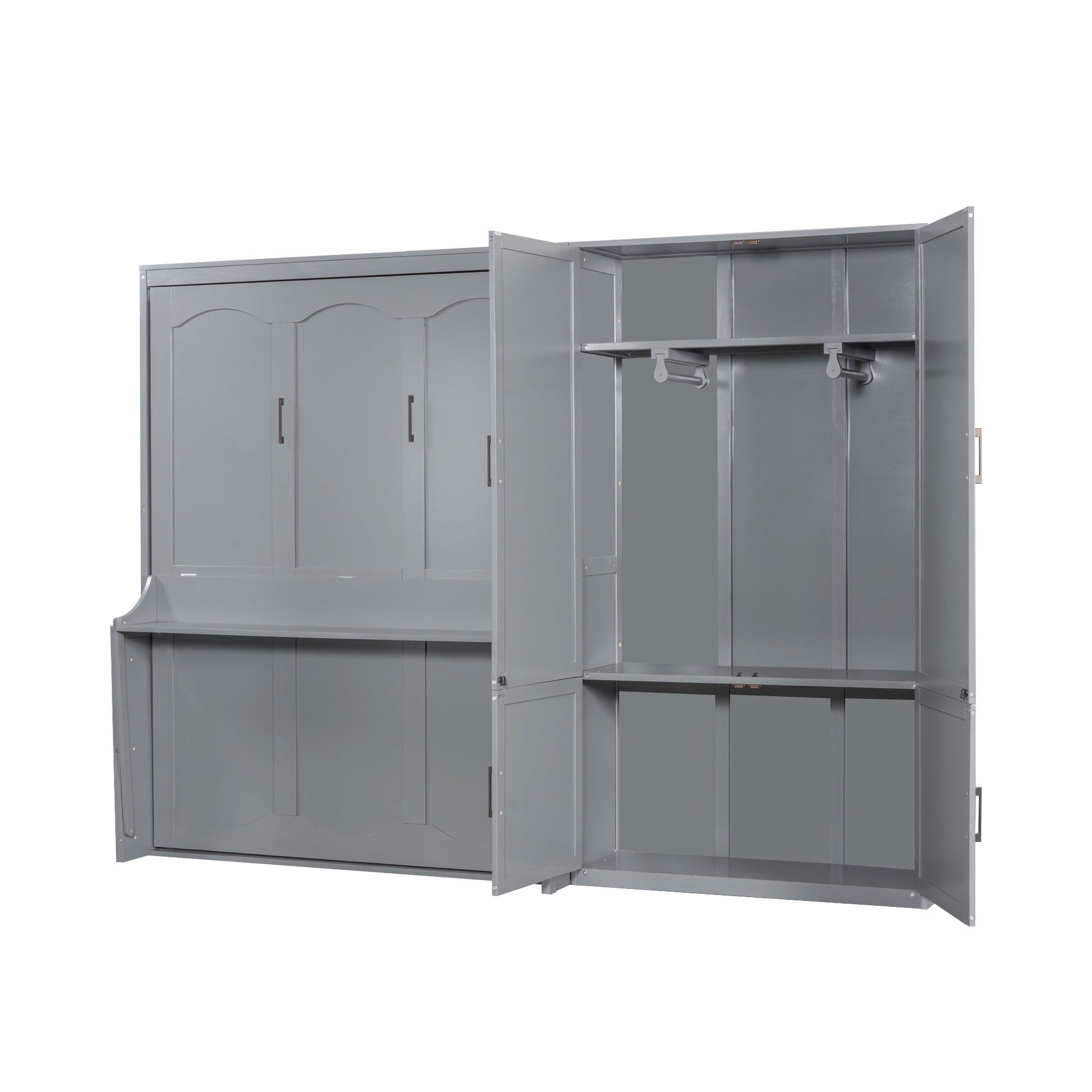 Murphy Elegant Wall Bed With Closet - The Sleep Loft - Online Mattress Showroom NYC