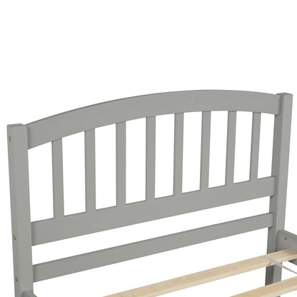 Platform Bed Wood Bed Frame With Trundle - The Sleep Loft - Online Mattress Showroom NYC