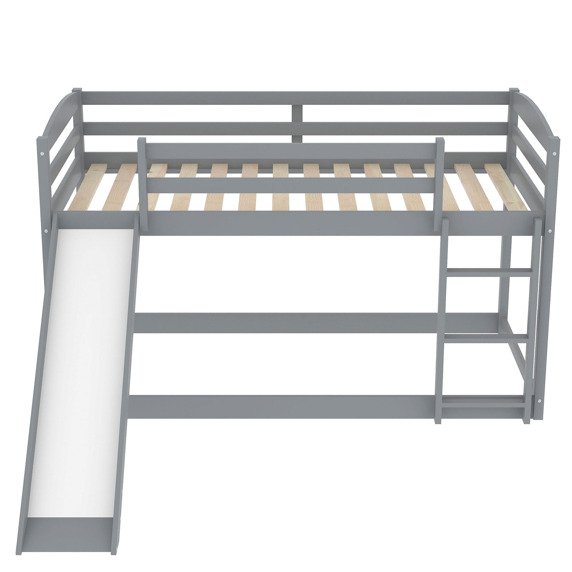 Durable Bunk Bed With Convertible Slide And Ladder - The Sleep Loft - Online Mattress Showroom NYC