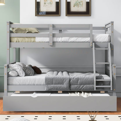 Bunk Bed With Ladder And Safety Guardrail - The Sleep Loft - Online Mattress Showroom NYC