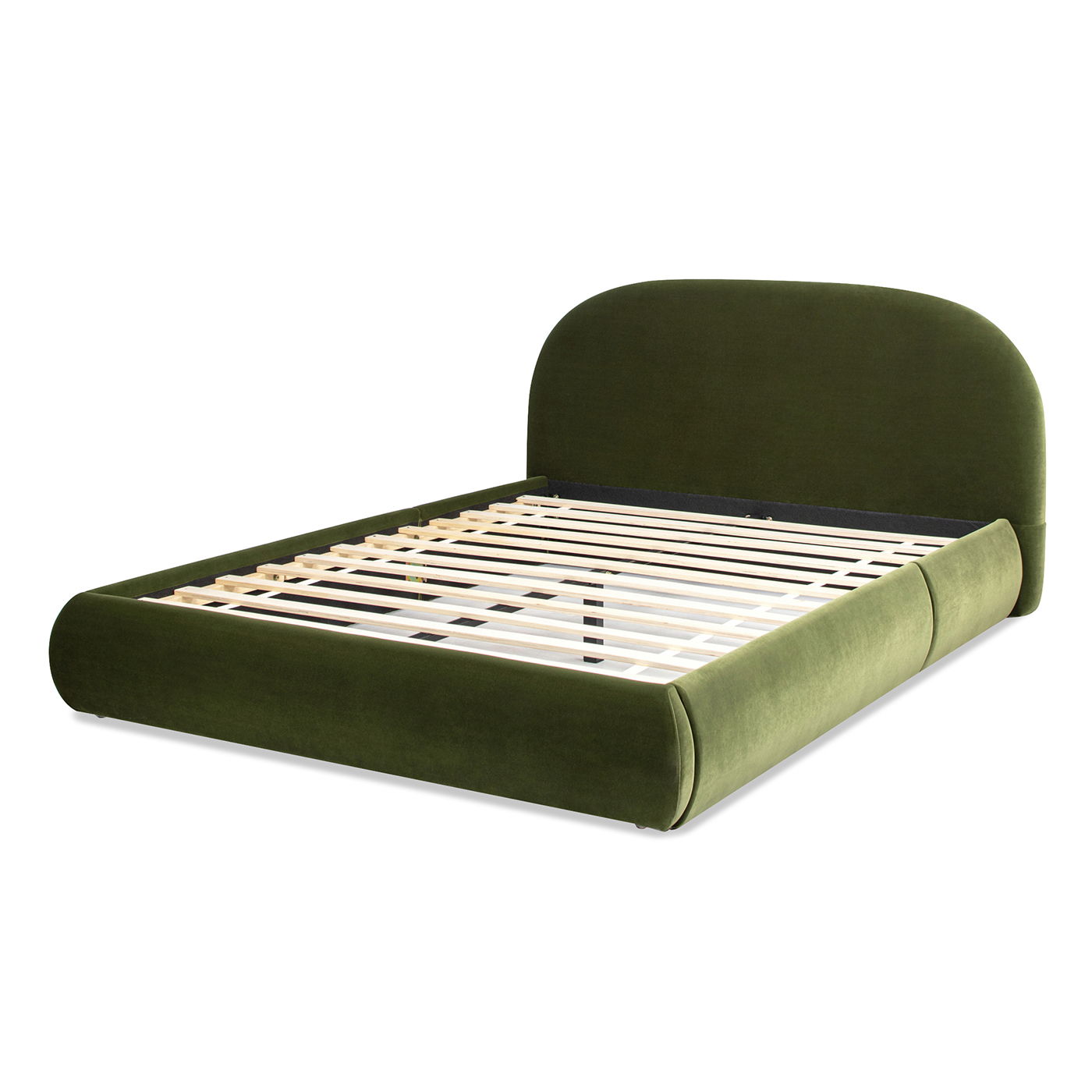 Archie Puffy Grounded - Upholstered Platform Bed - The Sleep Loft - Online Mattress Showroom NYC