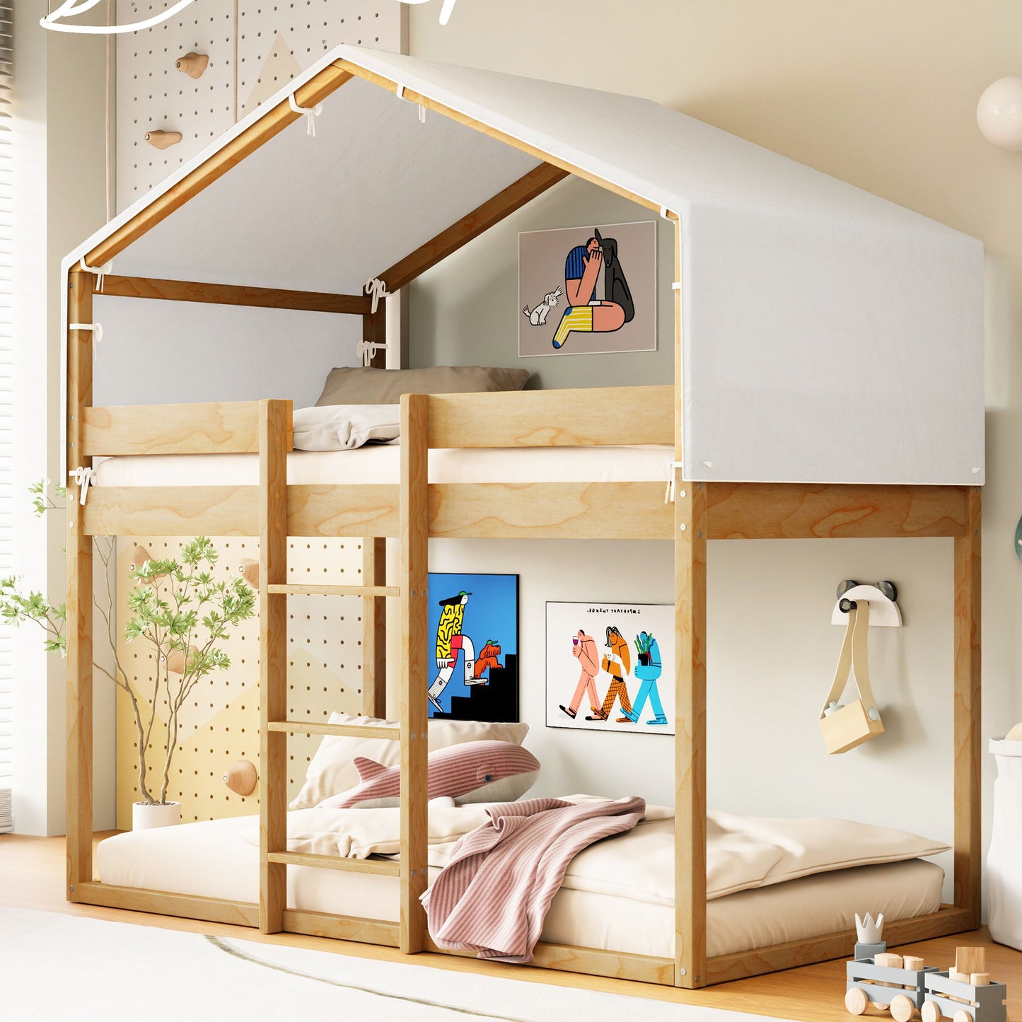 Bunk Bed With Tent - The Sleep Loft - Online Mattress Showroom NYC