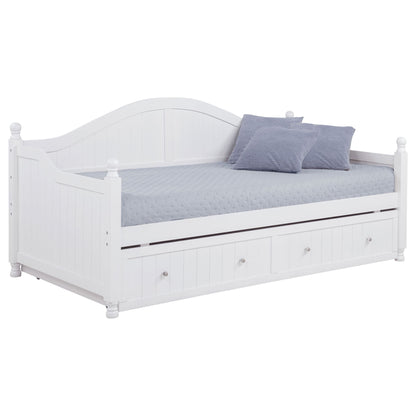 Twin Daybed With Trundle Storage Bed - White - The Sleep Loft - Online Mattress Showroom NYC