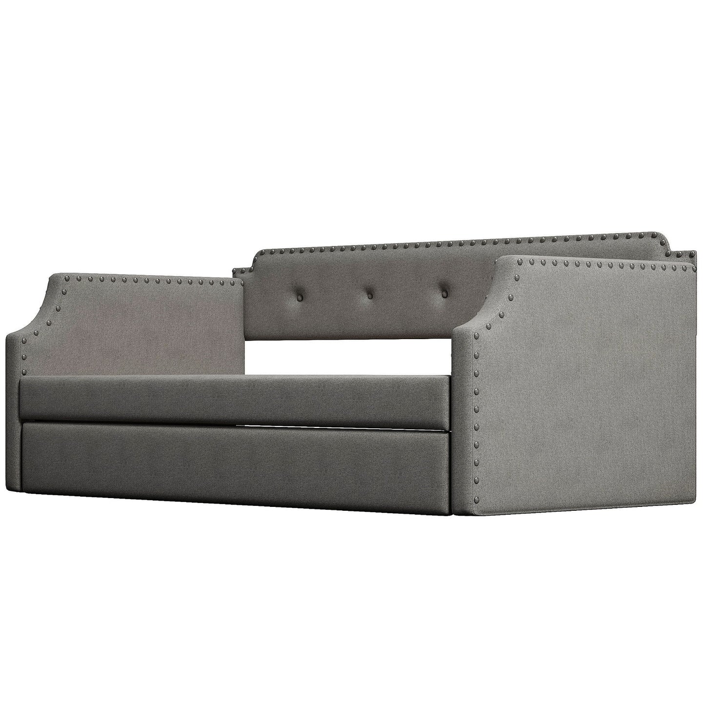 Upholstered Daybed With Trundle - The Sleep Loft - Online Mattress Showroom NYC