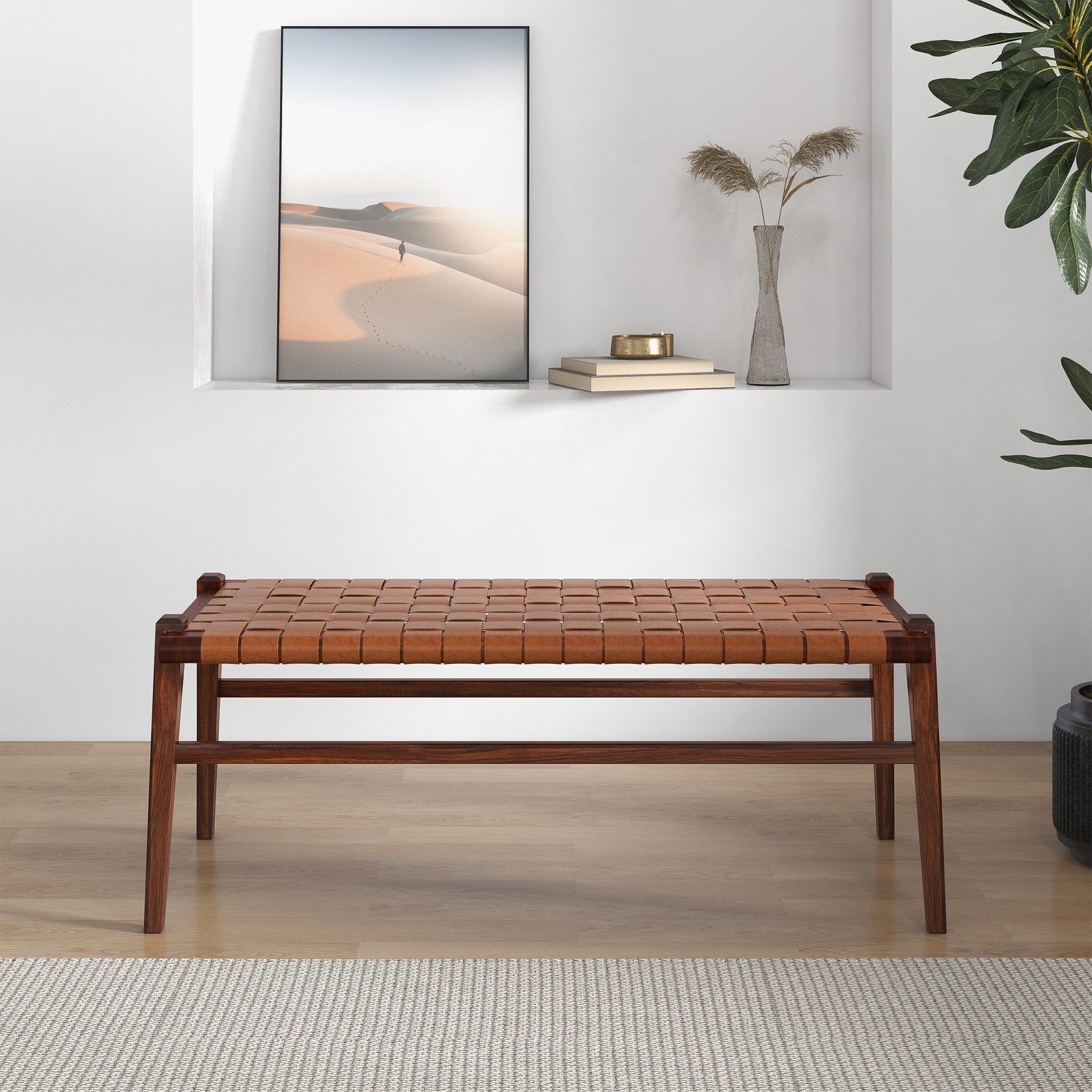 Cody - Bench - Brown / Tan - The Sleep Loft - Online Mattress Showroom NYC