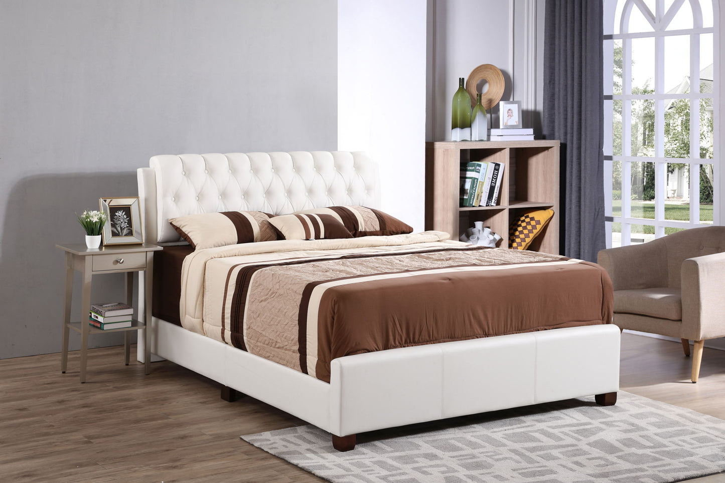 Tufted Upholstered Bed - The Sleep Loft - Online Mattress Showroom NYC