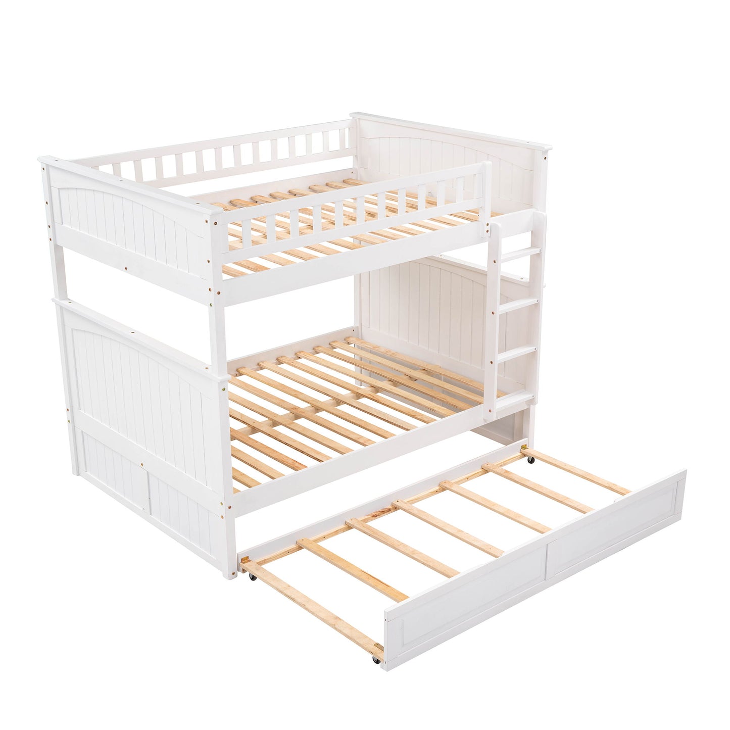 Bunk Bed With Twin Size Trundle, Guardrails - The Sleep Loft - Online Mattress Showroom NYC
