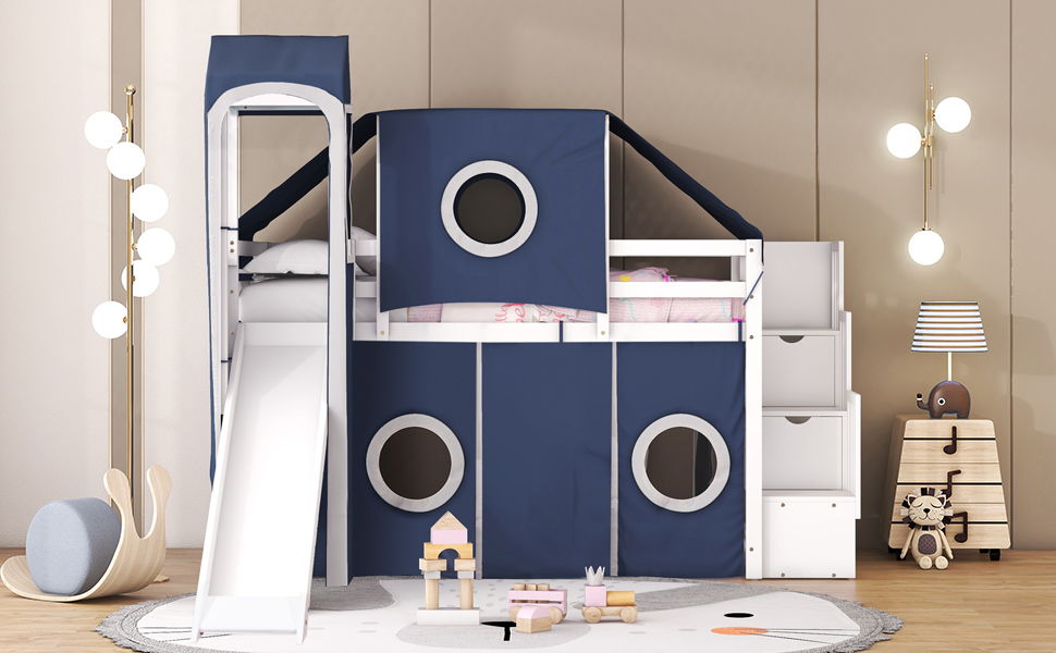 Loft Bed With Tent And Tower - The Sleep Loft - Online Mattress Showroom NYC