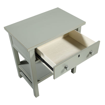 Finley - 1 Drawer Storage Nightstand - The Sleep Loft - Online Mattress Showroom NYC