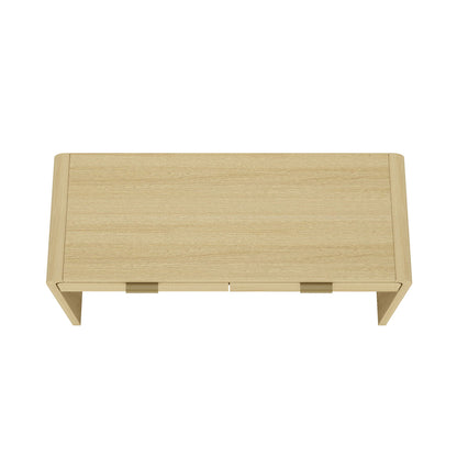Grace - Office Desk With 2 Drawers - Oak - The Sleep Loft - Online Mattress Showroom NYC