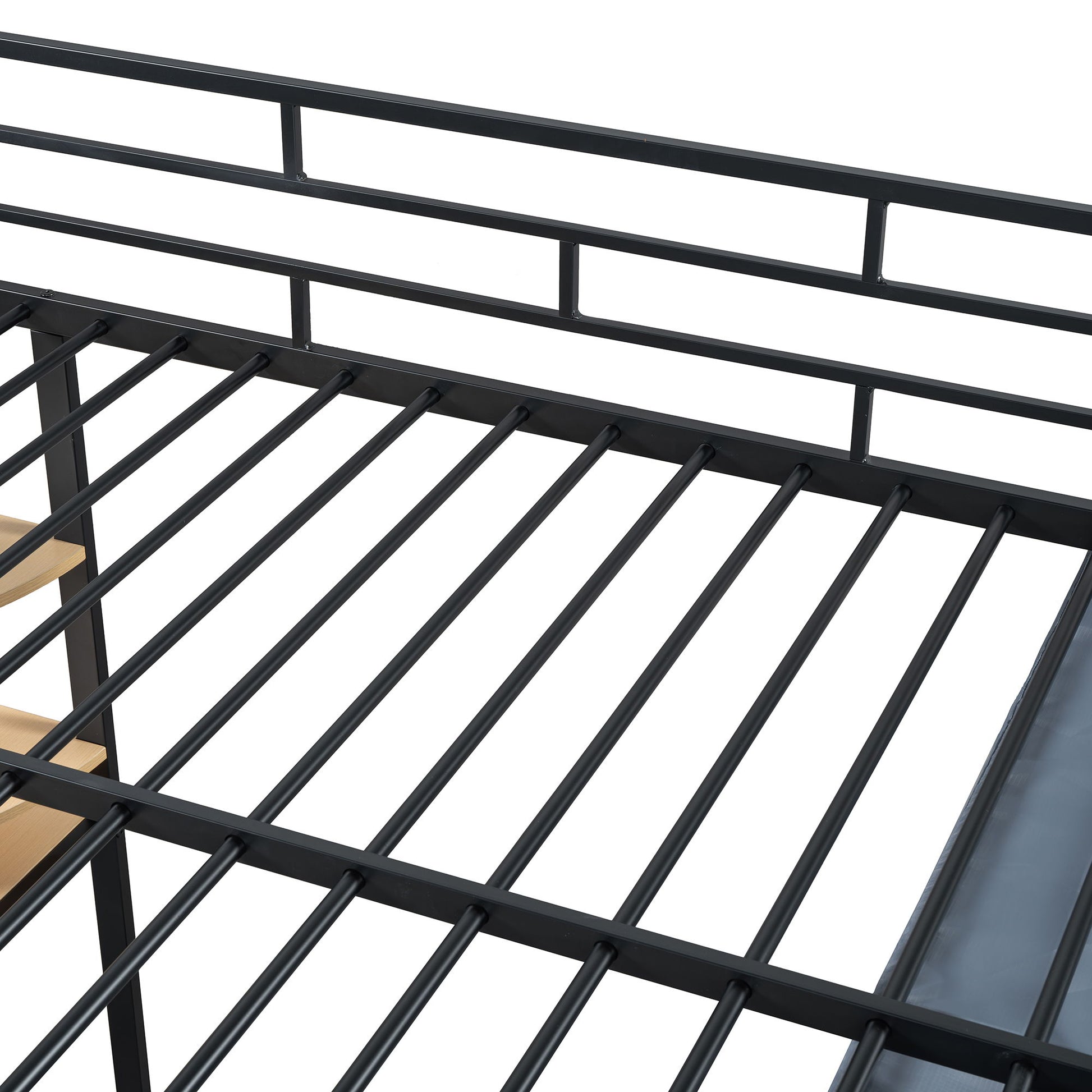 Loft Bed With Desk, Shelves, Power Outlet, LED Light And Wardrobe - The Sleep Loft - Online Mattress Showroom NYC