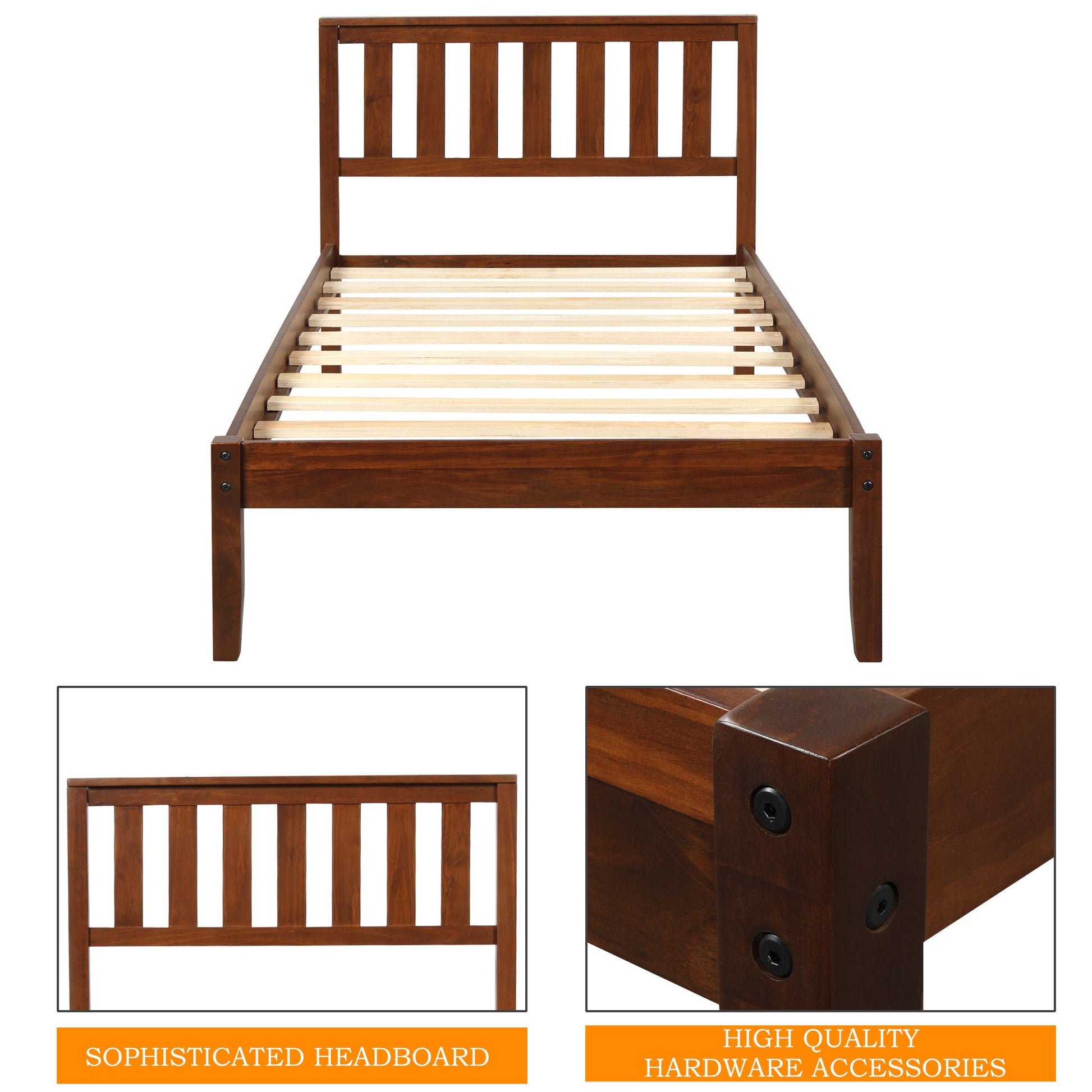 Platform Bed With Headboard, Footboard, Slat Support - The Sleep Loft - Online Mattress Showroom NYC